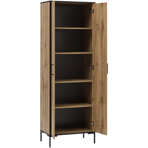 Schildmeyer Hochschrank Serie 2000 Eiche Landhaus, B/T/H: 65,2 x 39,0 x 194,2 cm - Bild 3