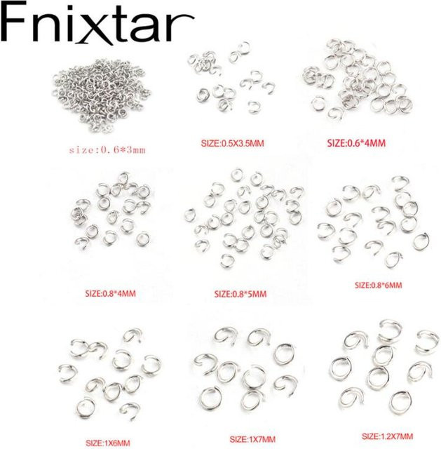 Fnixtar Jump Rings, Edelstahl, DIY Finding - Bild 1