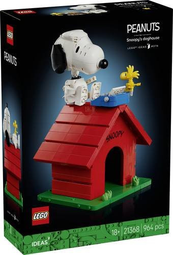 LEGO Ideas Peanuts Snoopys Hundehütte Bauset für Erwachsene - Bild 1