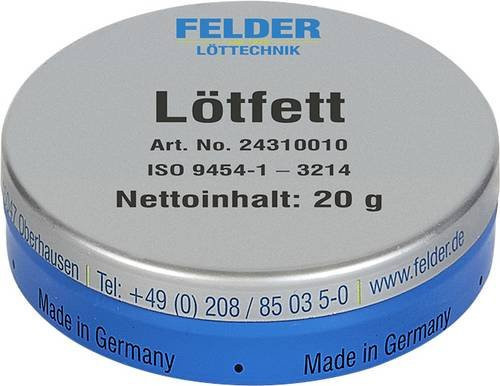 Felder Lötfett F-SW 21, Silber, 20 g - Bild 1