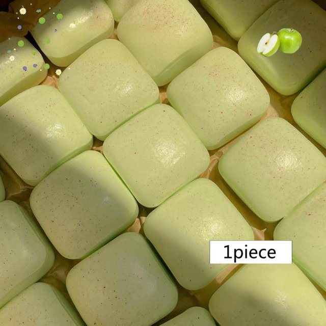 BC Pet Supplies Squishy Simuliertes Quadratisches Brot, Knetspielzeug, grün - Bild 1