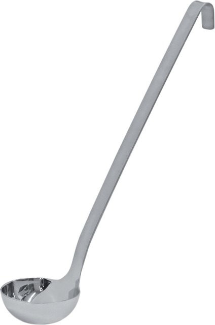 Schneider Schöpfkelle aus Edelstahl in Silber, Durchmesser: 11 cm, Länge: 40 cm - Bild 1