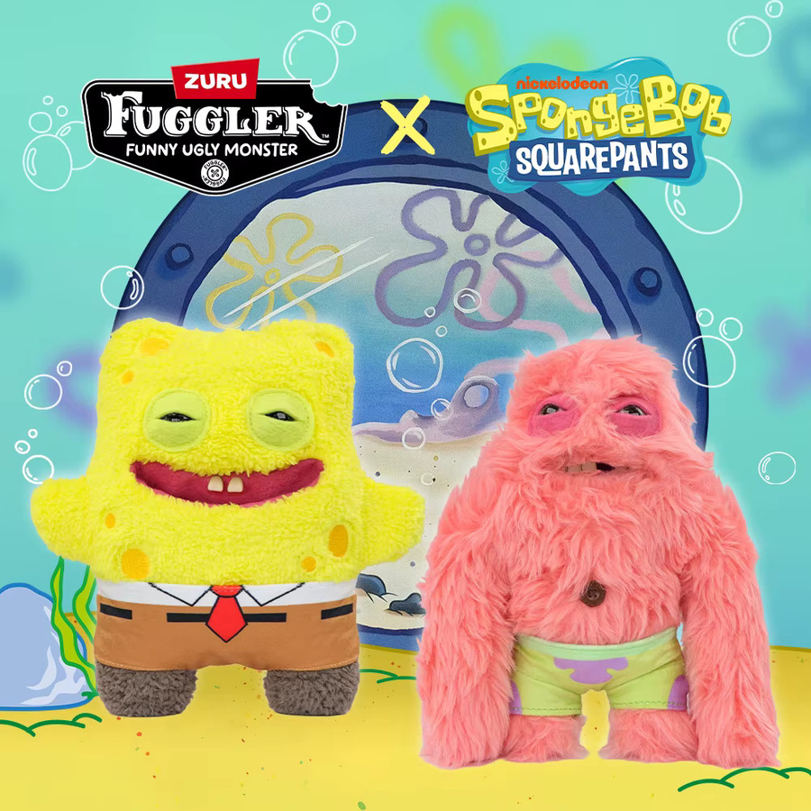 Fuggler Spongebob Schwammkopf, Plüschtier, Monster, 22cm - Bild 1