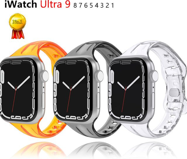 Uhrenarmband Silikon, Transparent, Unisex - Bild 1