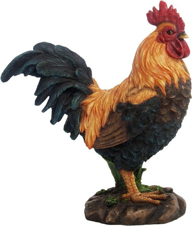Sunny Garden Deko-Figur Hahn aus Polyresin, Multicolor, Höhe: 36 cm