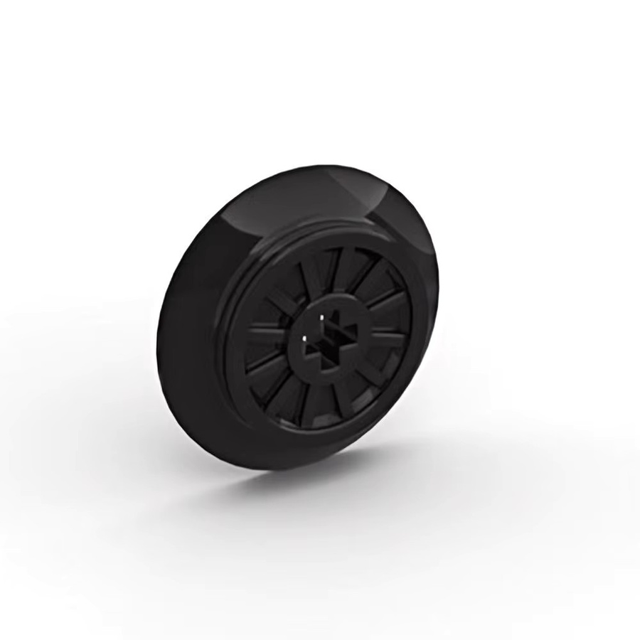 SixBricks Zug Rad Baustein, Fahrzeug Zubehör, 10-teiliges Set - Bild 1