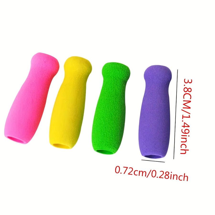 10er Set Anti-Slip Stifthülsen für Diamantmalerei in verschiedenen Farben aus Gummi - Bild 2
