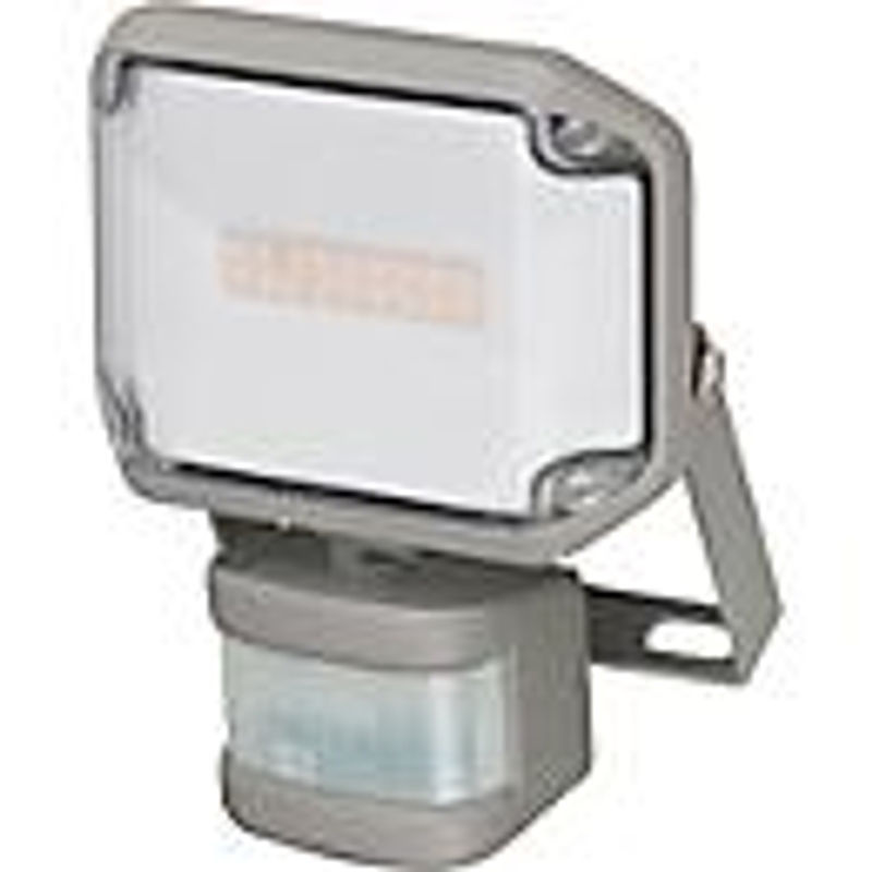 Brennenstuhl LED Außenstrahler AL 1050 P in Grau mit Bewegungsmelder und Dämmerungssensor, 10W, 1010 lm, Warmweiß, IP44, Aluminium - Bild 3