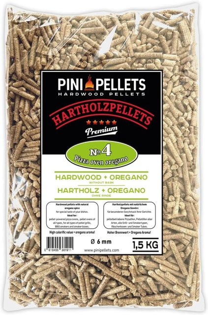 PINI Hartholz Pellets Oregano № 4 1,5 kg - Bild 1