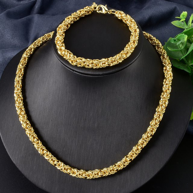 Diana baby Halsketten-Armband-Set, Kupfer, Gold, Unisex - Bild 1