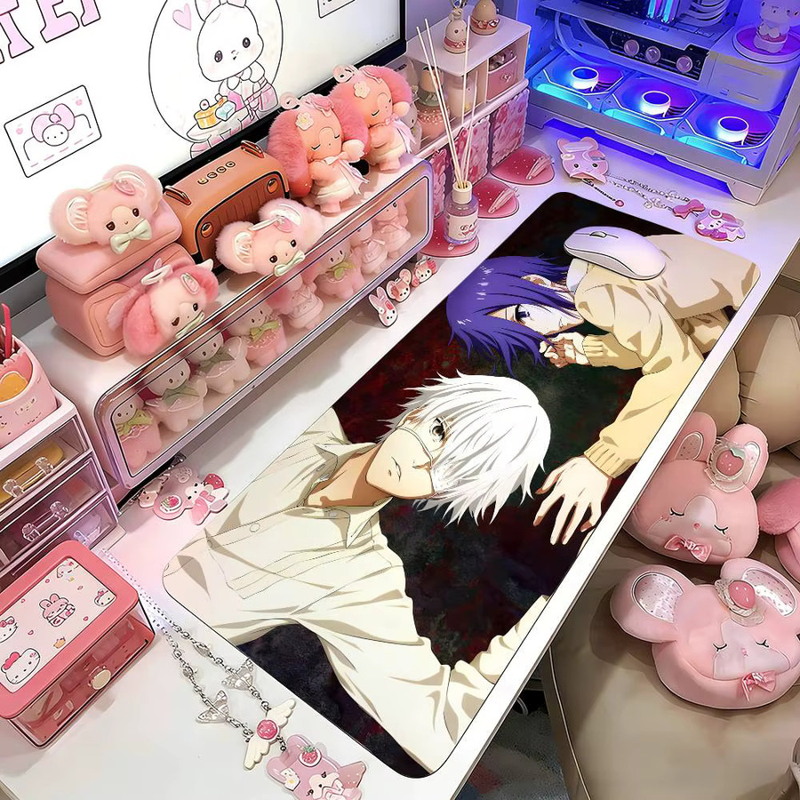 T-Tokyo Ghoul Mauspad Multicolour Schreibtischunterlage mit Landschaftsdesign - Bild 5