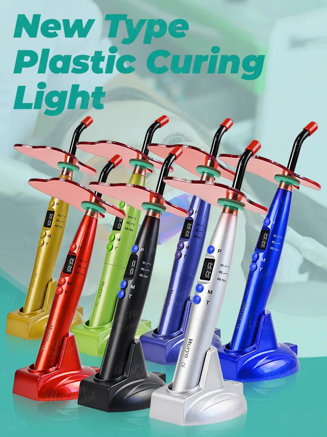 Horyn Dental LED Licht zur drahtlosen Aushärtung in Blau und Bunt mit 440-480 nm Wellenlänge - Bild 3