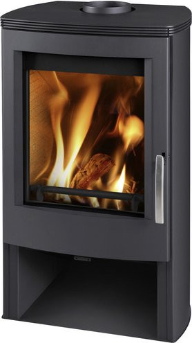 THORMA Kaminofen Alvesta II, schwarz, Stahlblech, 8 kW, B/T/H: 92,7 x 56,8 x 33,4 cm - Bild 1