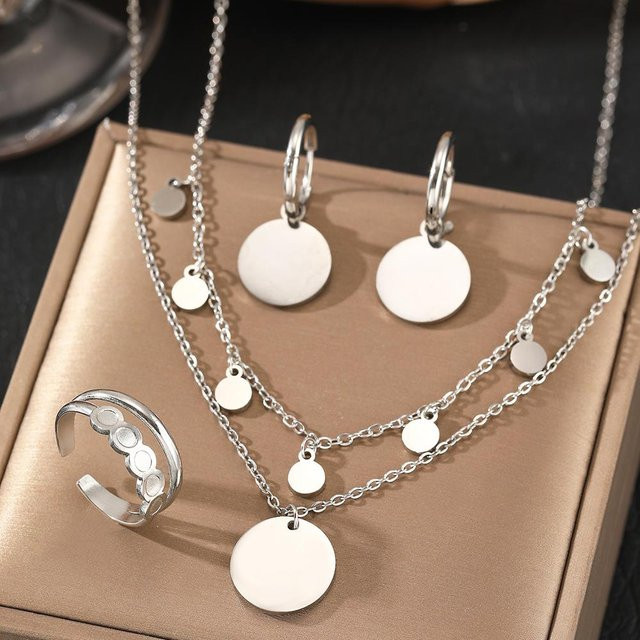 Lucky Star Jewelry Schmuck-Set Edelstahl, Zirkonia, Damen - Bild 1