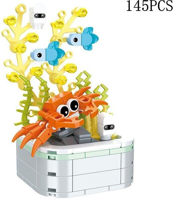 Perpetueller Strauß Tulpenblume, 3D-Modell Baustein, ab 14 Jahren - Bild 1