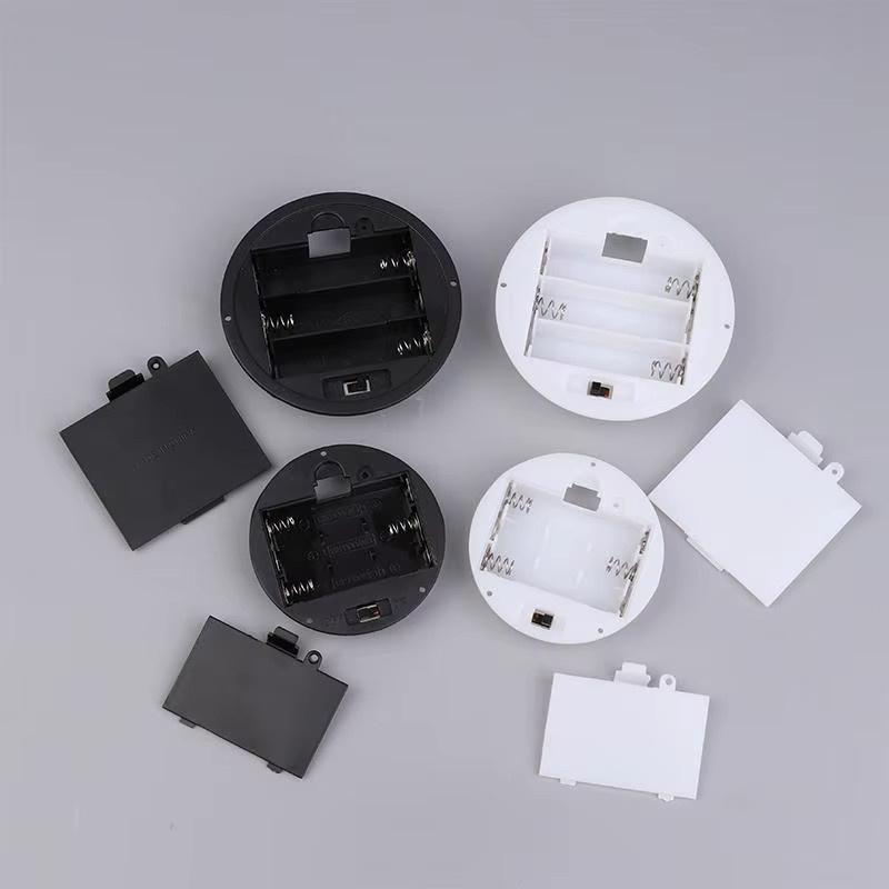 SD&HI Batteriehalterung für 3 AAA oder AA Batterien mit Schalterabdeckung, Schwarz - Bild 4