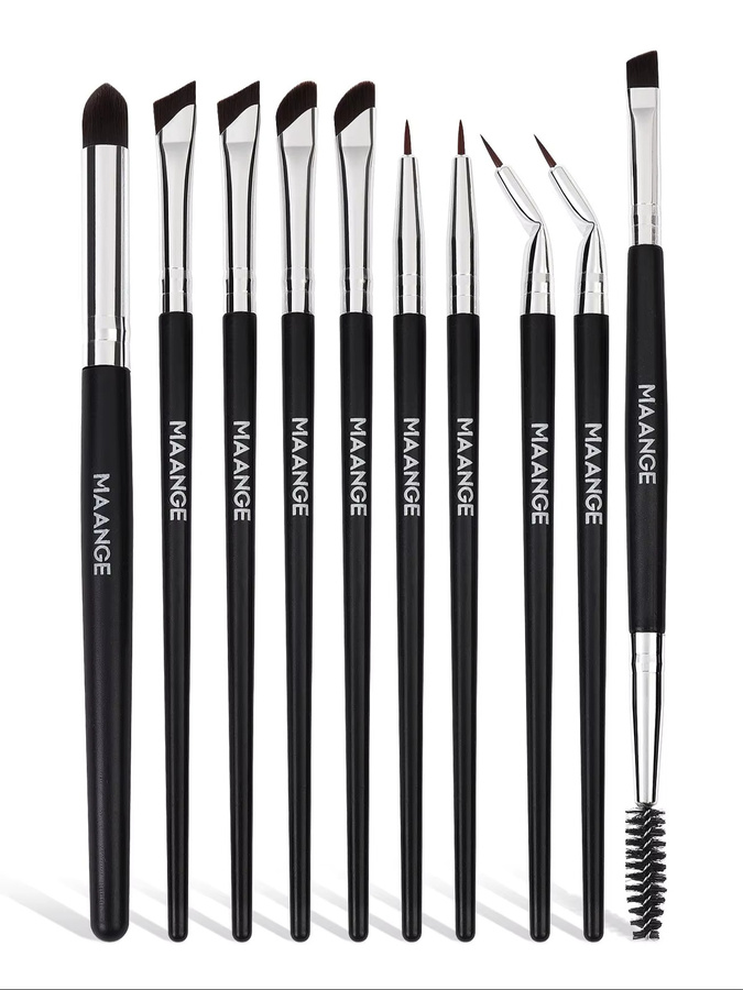 MAANGE Augen-Make-up-Pinsel-Set, 10-teilig, Unisex - Bild 6