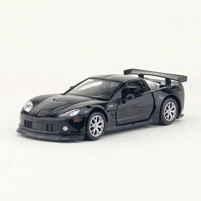 Linyi toy car Chevrolet Corvette C6-R Automodell, 1:36, Metall, ab 14 Jahren - Bild 1