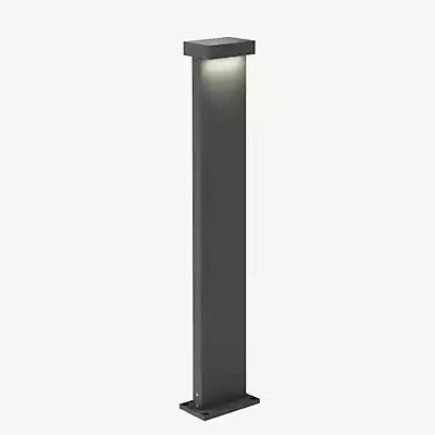 Wever & Ducré Palos Carré 2.0 LED Pollerleuchte für den Garten, Anthrazit, Höhe: 87 cm, Warmweiß 2.700 K - Bild 1