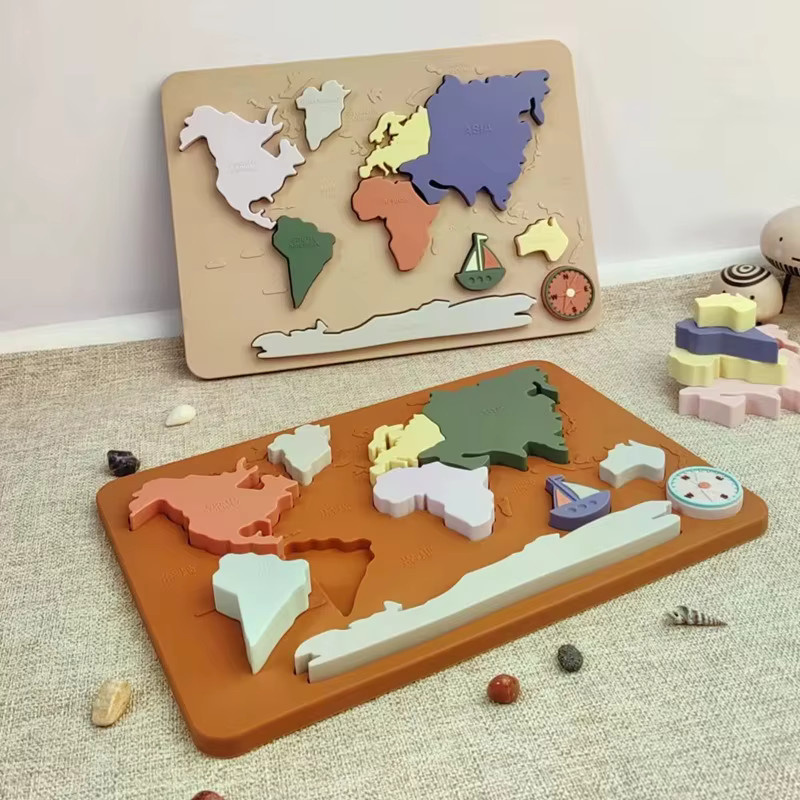 Platinum Challenger Geographie- und Kultur-Lernspielzeuge, Dreidimensionale Puzzles, Silikon, Bunt / Mehrfarbig - Bild 1