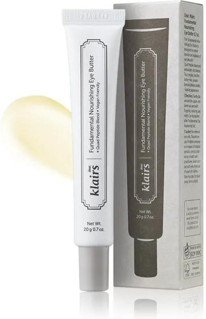 Klairs Fundamental Nourishing Eye Butter, 20g, mit Peptide, empfindliche Haut - Bild 1