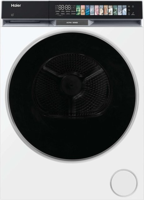 Haier Wärmepumpentrockner HD90-A687U1 in Weiß mit 9 kg Kapazität, App-Steuerung via WiFi und Bluetooth sowie Dampfprogrammen - Bild 1