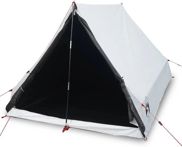 Furnicato Campingzelt A-Rahmen Weiß H x B x T: 120 x 210 x 150 cm - Bild 1