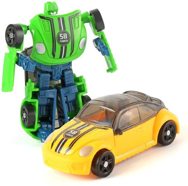 Verwandlungsspielzeugauto & Roboter 2 in 1, Mini Manuelle Verformung, ab 14 Jahren - Bild 1