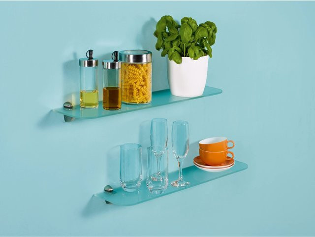 OBI Glasboden Villar satiniert transparent B: 60 cm, H: 15 cm, Tiefe: 0,6 cm - Bild 1