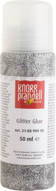 Glitter Glue Silber-Regenbogen - Bild 1