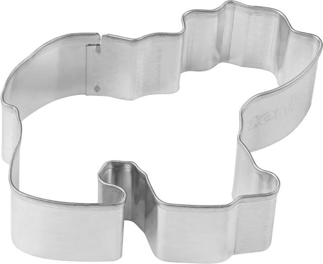 Zenker Ausstecher Eisbär aus Metall, Silber, B: 5 cm, H: 6,5 cm - Bild 1