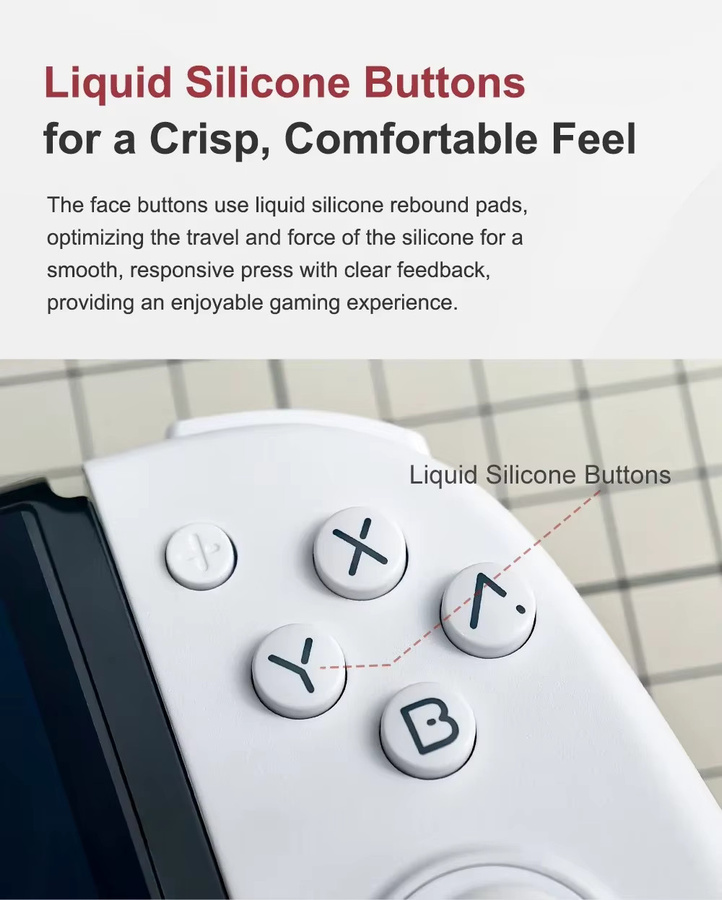 MOBAPAD S1 Spielcontroller Joypad mit Hall-Joystick und Tragetasche für Nintendo Switch und Nintendo Switch OLED, Schwarz oder Weiß - Bild 4
