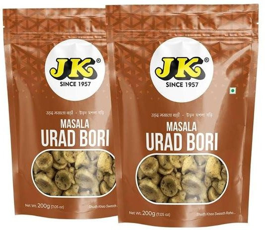JK Masale Urad Masala Bori 2 x 200 g - Bild 1