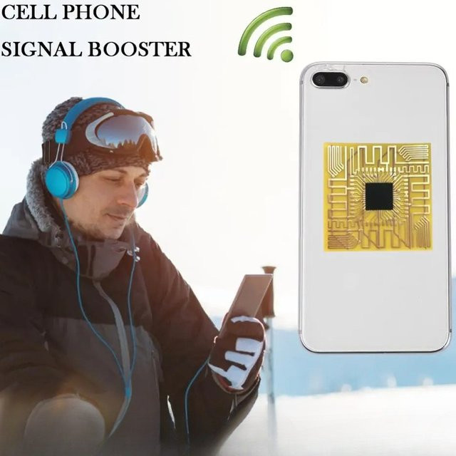 Tragbarer Handy-Signalverstärker SP3 und SP4 mit Antenna-Aufkleber in Gold - Bild 1