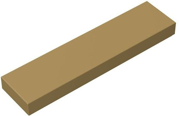 2431 Fliese 1 x 4 Steine, dunkle braune, Zubehör, ab 14 Jahren - Bild 1