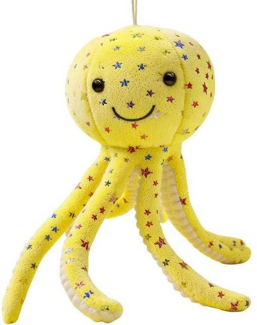 Sterne Oktopus Plüschtier, 30cm, Gelb, ab 14 Jahren - Bild 1