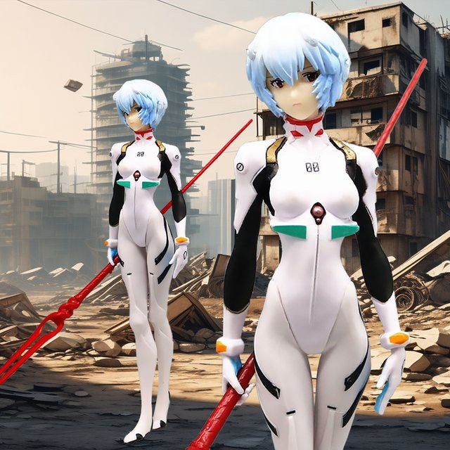Bandai Neon Genesis Evangelion Ayanami Rei, Actionfigur, Einzelfigur - Bild 1