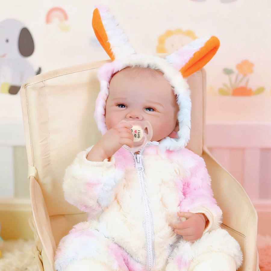 NPK Vivienne Ganzkörper-Mädchen-Reborn-Puppe, 19 Zoll, lebensechtes Baby - Bild 3