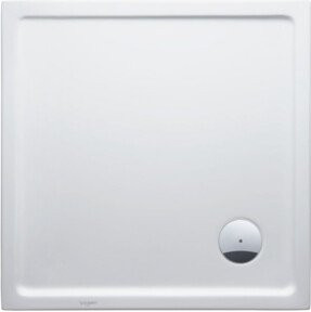 Duravit Duschwanne Starck Slimline in Weiß mit Antislip-Funktion, B/T/H: 90 x 90 x 4,5 cm - Bild 1