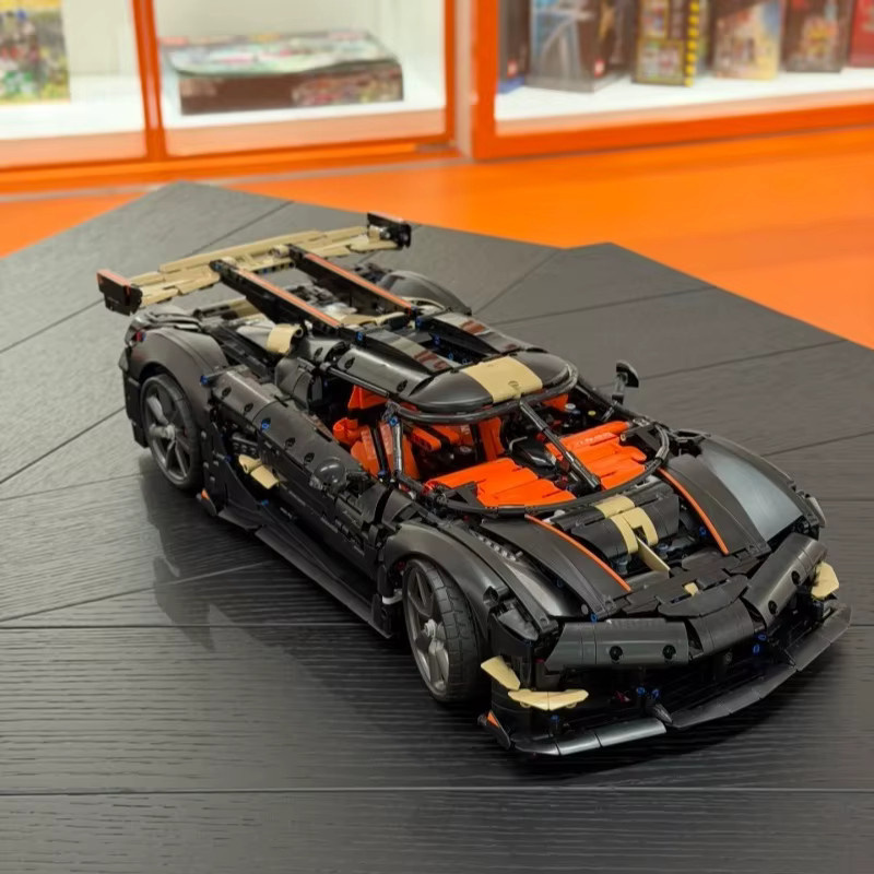 Hot Toys Technisches Rennauto, Bausteine, Schwarz, 18+ - Bild 4