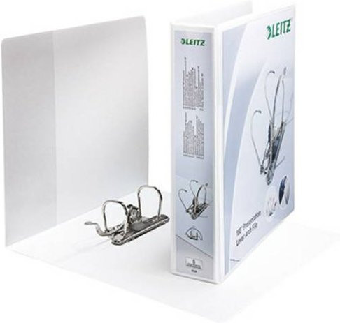 Leitz Präsentationsordner Premium DIN A4 in Weiß mit 65 mm Rückenbreite - Bild 1