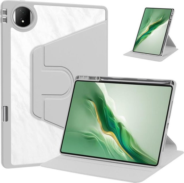Huawei Honor MagicPad 2 Hülle mit 360 Grad Drehung und Stifthalter in Weiß für 12,3 Zoll Tablet - Bild 1