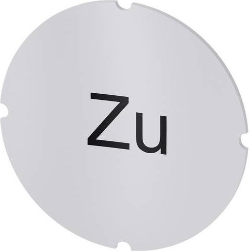 Siemens Einlegeschild 3SU1900-0AB71-0AL0 aus Kunststoff, 10 Stück, Schwarz und Weiß - Bild 1