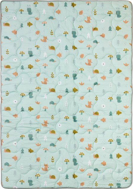 Bornino Home Krabbeldecke Jumbo mit wasserfester Unterseite, Farbe: Grün, B/T/H: 200 x 140 cm - Bild 1