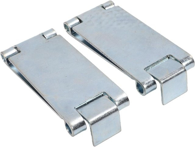 2 Stück KaiSai Garagentor-Oberwinkel aus verzinktem Stahl für niedrige Decken in Weiß, Ersatz für Rundbögen (12 Zoll und 15 Zoll) - Bild 1