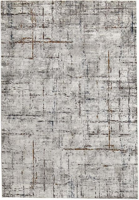 Moderner Teppich BASEL DESIGN von astra in Grau mit abstraktem Design, B/T: 230 x 160 cm - Bild 1