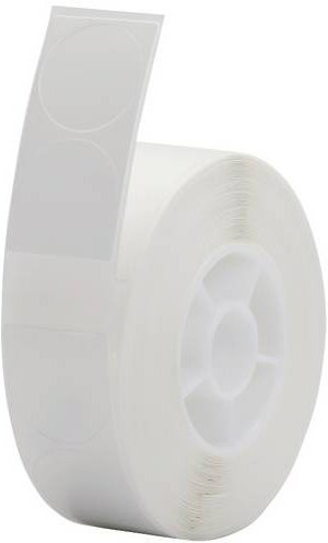NIIMBOT Universal-Etiketten Rolle Weiß Ø 13mm 220 Stück Permanent haftend - Bild 1
