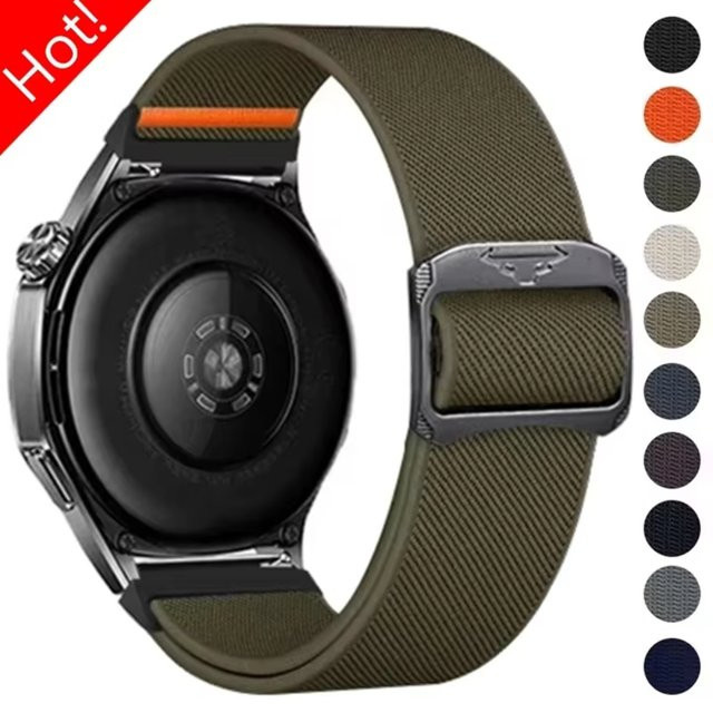 YEELUSEE Uhrenarmband Nylon, 20 22mm, elastisch - Bild 1
