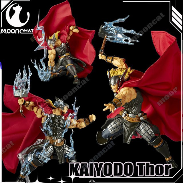 KAIYODO Revoltech Thor Actionfigur, Marvel - Bild 1