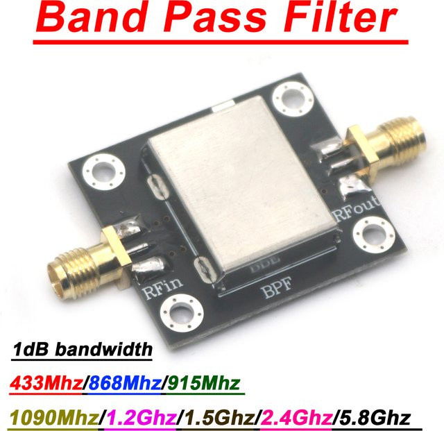 DykbRadio Passiver LC Bandpassfilter für HF-Sender und -Empfänger, Farbe: Schwarz - Bild 1
